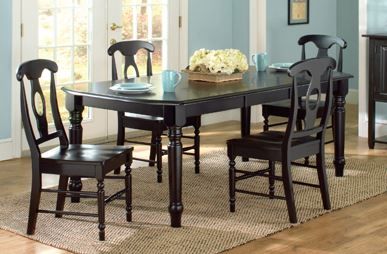 John Thomas Furniture® Simply Linen Leg Dining Room Table and Chairs Set