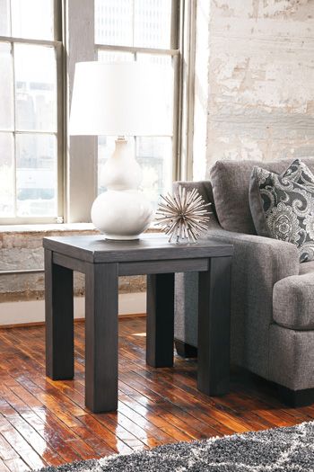 Signature Design by Ashley® Lamoille Dark Gray End Table 1