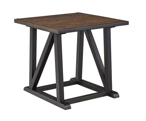 Signature Design by Ashley® Zenfield Medium Brown End Table