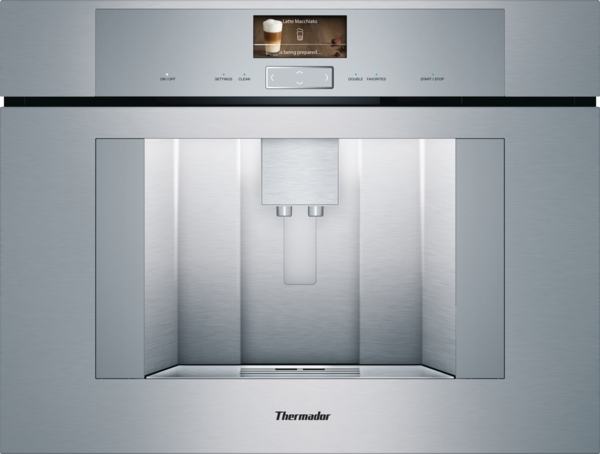 Thermador® 24" Masterpiece® & Professional Series Built In Coffee Machine - Brushed Stainless Steel