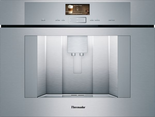 Thermador® 24" Masterpiece® & Professional Series Built In Coffee Machine - Brushed Stainless Steel-0