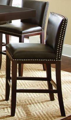 Steve Silver Co.® Tiffany Bonded Counter Chair-Brown