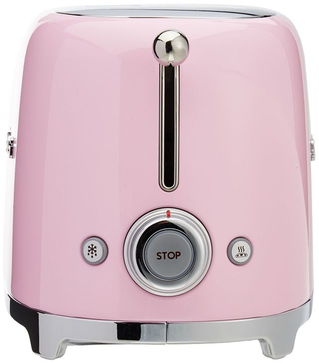 Smeg 50's Retro Style 2 Slice Toaster-Pink 1