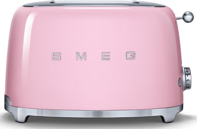 Smeg 50's Retro Style 2 Slice Toaster-Pink 2