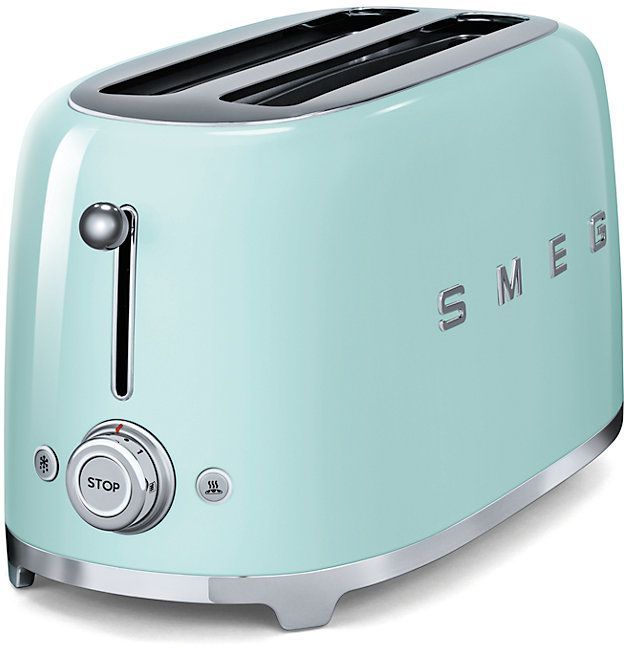 Smeg 50's Retro Style 4 Slice Toaster-Pastel Green 0