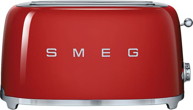 Smeg 50's Red Retro Style 4 Slice Toaster 2
