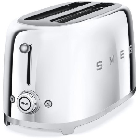 Smeg 50's Retro Style 4 Slice Toaster-Chrome 0