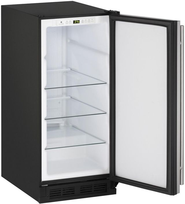 U-Line® 1000 Series 2.9 Cu. Ft. Stainless Steel Under the Counter Refrigerator 1