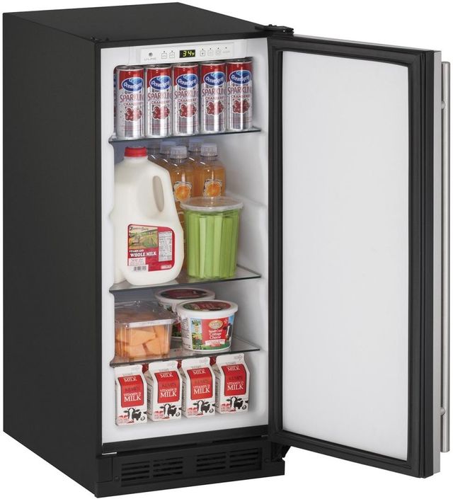 FLOOR MODEL U-Line® 1000 Series 2.9 Cu. Ft. Stainless Steel Under the Counter Refrigerator-2