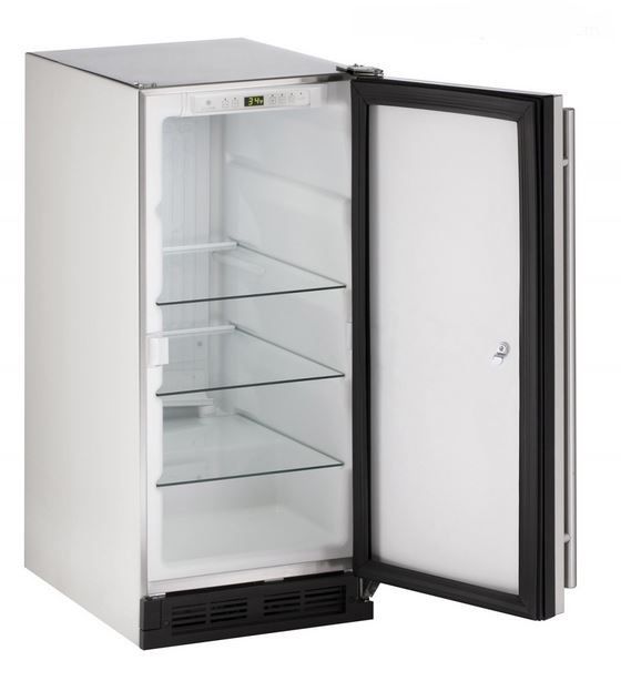 U-Line Outdoor Series 15" Outdoor Refrigerator-Stainless Steel 1