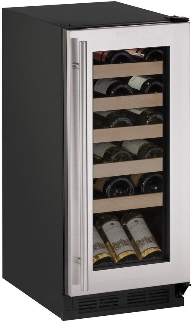 U-Line® 1000 Series 15" Stainless Steel Wine Captain® Wine Cooler