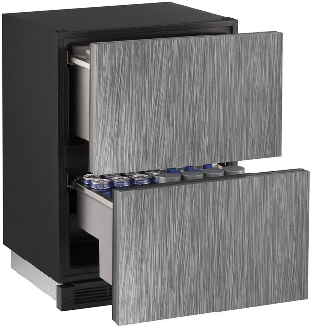U-Line® 1000 Series 5.4 Cu. Ft. Stainless Steel Refrigerator Drawers 1