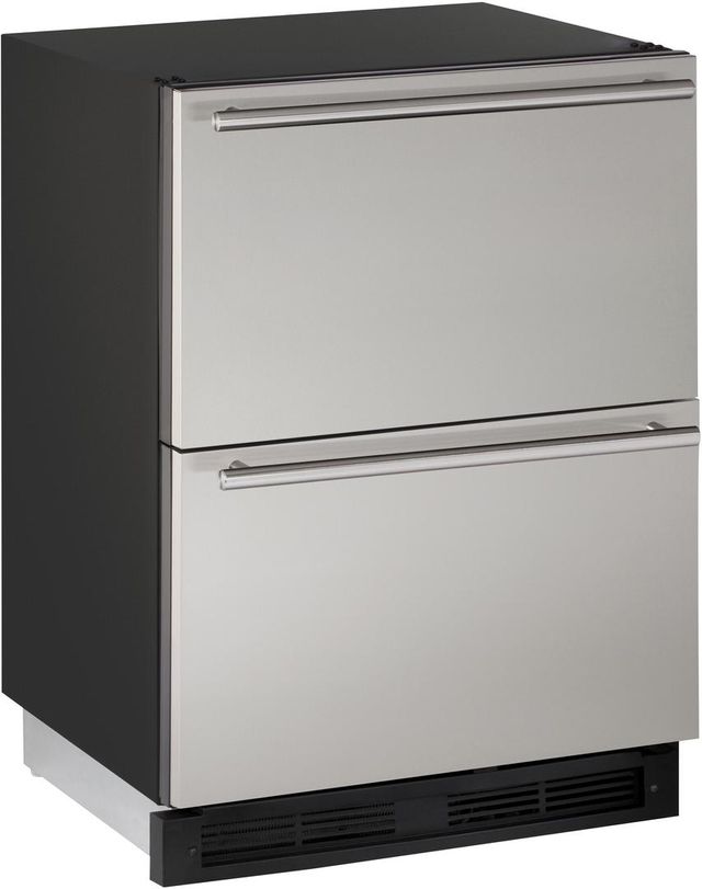 U-Line® 1000 Series 5.4 Cu. Ft. Stainless Steel Refrigerator Drawers