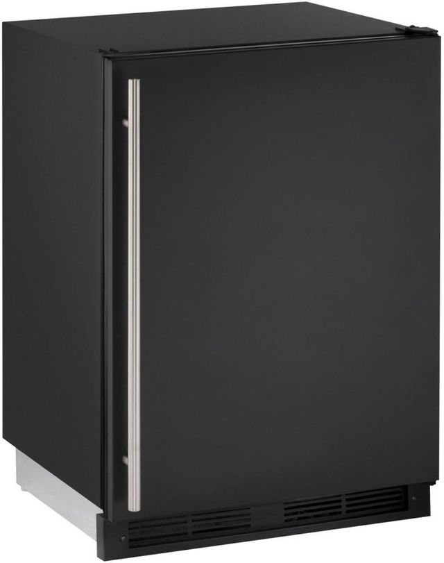 U-Line® 1000 Series 5.2 Cu. Ft. Black Compact Refrigerator