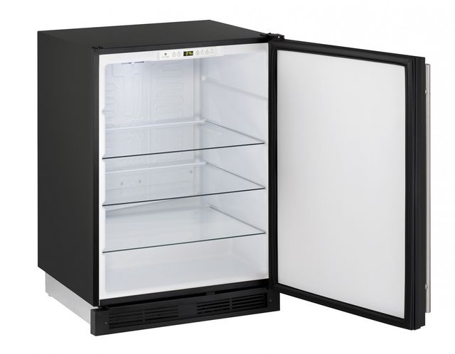U-Line® 1000 Series 5.2 Cu. Ft. Black Compact Refrigerator 2