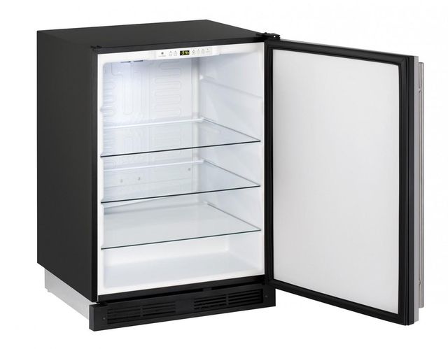 U-Line® 1000 Series 5.2 Cu. Ft. Stainless Steel Compact Refrigerator 1