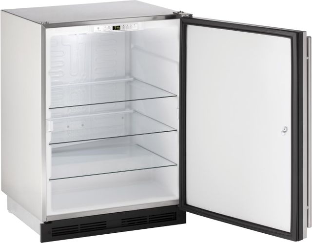 U-Line® 1000 Series Outdoor Refrigerator-Stainless Solid (Lock) 1