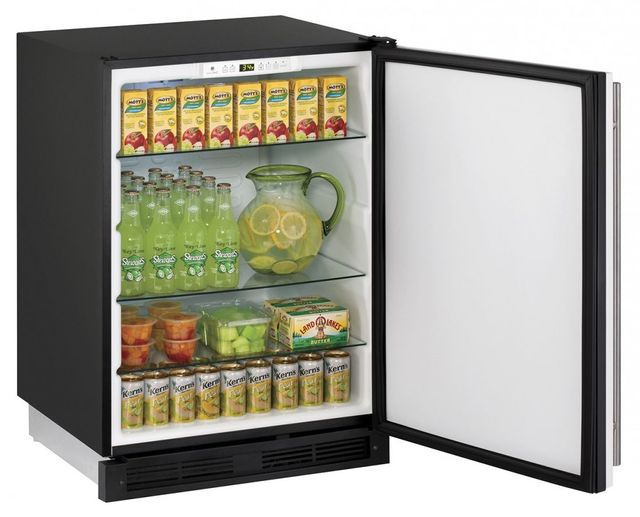 U-Line® 1000 Series 5.2 Cu. Ft. Stainless Steel Compact Refrigerator 4