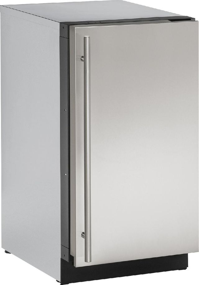 U-Line® 2000 Series 3.4 Cu. Ft. Stainless Steel Compact Refrigerator-0