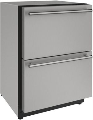 U-Line® 2000 Series 4.9 Cu. Ft. Stainless Steel Refrigerator Drawers