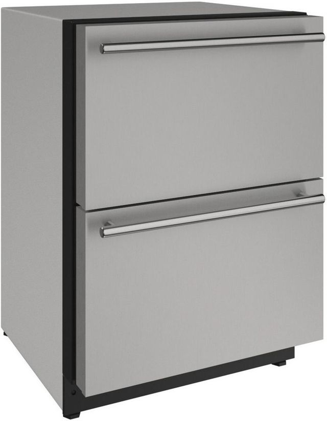 U-Line® 2000 Series 4.9 Cu. Ft. Stainless Steel Refrigerator Drawers-0