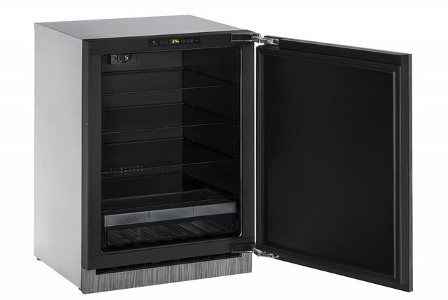 U-Line® 2000 Series 4.9 Cu. Ft. Stainless Steel Compact Refrigerator 1
