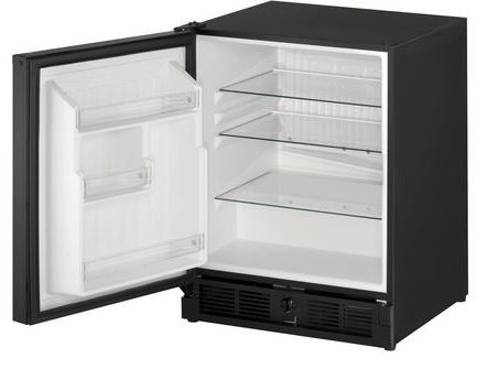 U-Line® ADA Series 3.3 Cu. Ft. Black Compact Refrigerator 1