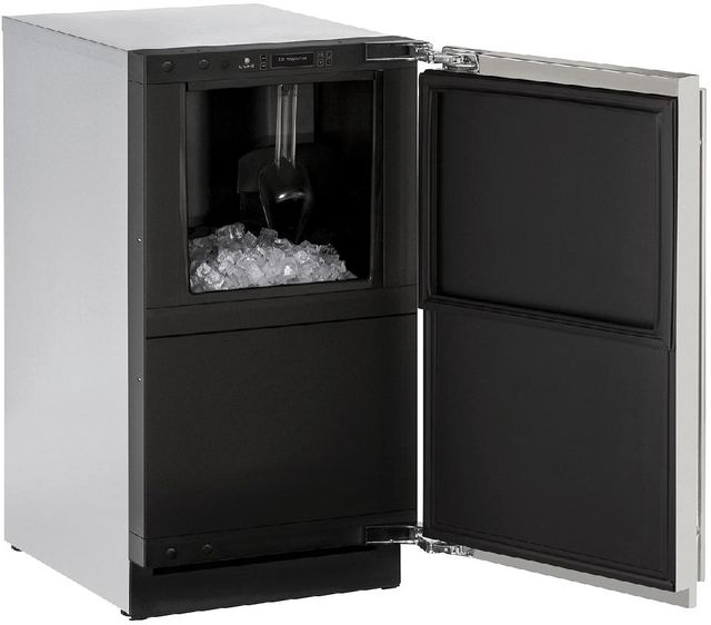 U-Line® Modular 3000 Series 18" Stainless Solid Clear Ice Machine-1