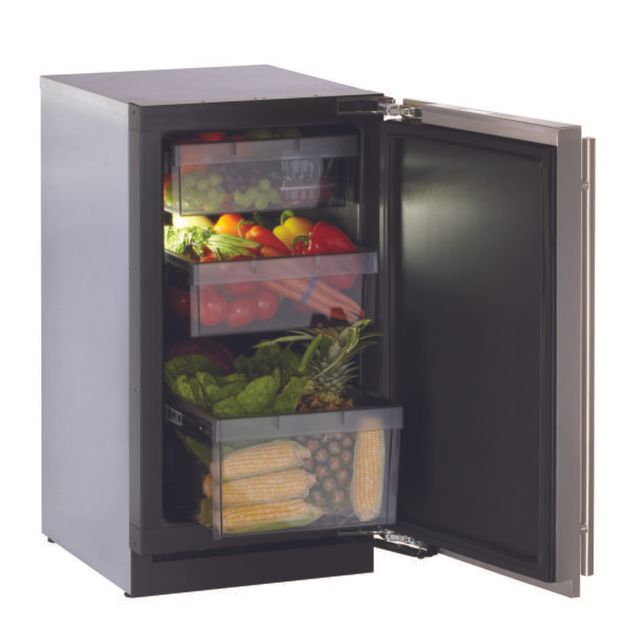 U-Line® Modular 3000 Series 3.6 Cu. Ft. Stainless Steel Compact Refrigerator 3