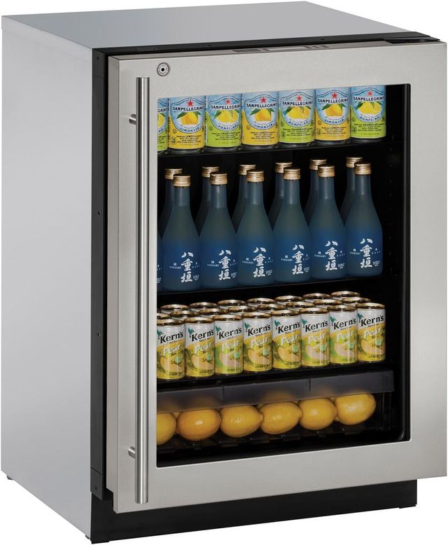 U-Line® Modular 3000 Series 4.9 Cu. Ft. Stainless Steel Beverage Center 6