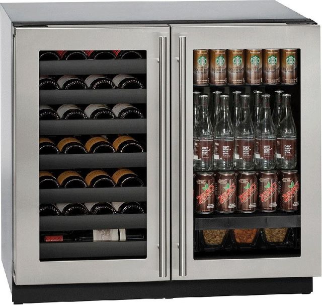 U-Line® Modular 3000 Series 7.0 Cu. Ft. Stainless Steel Beverage Center 0