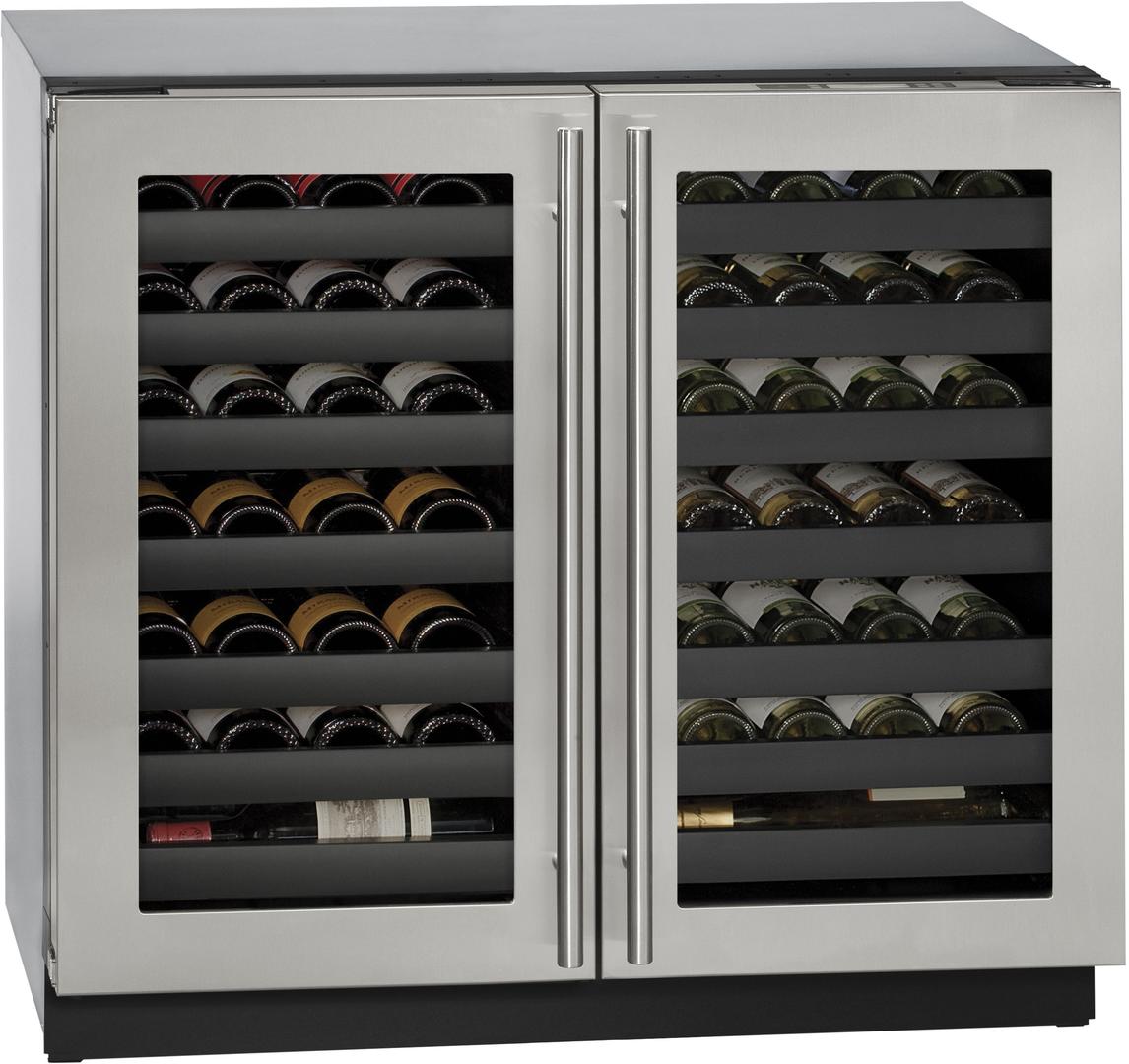 U-Line® Modular 3000 Series 36" Stainless Steel Wine Captain® Wine Cooler