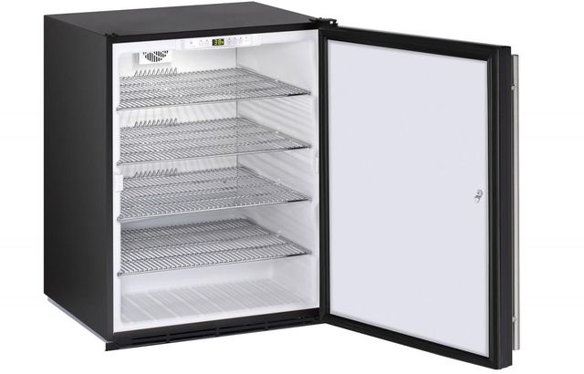 U-Line® ADA Series 5.3 Cu. Ft. Black Compact Refrigerator 1