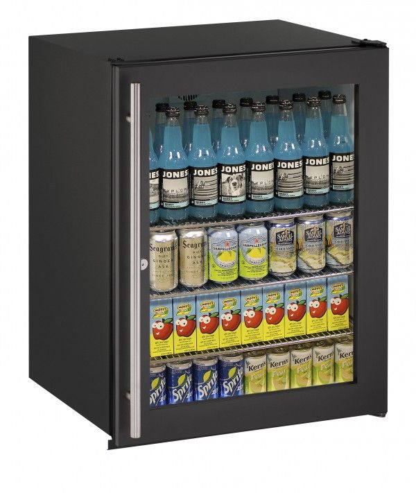 U-Line® ADA Series 5.4 Cu. Ft. Black Beverage Center 2