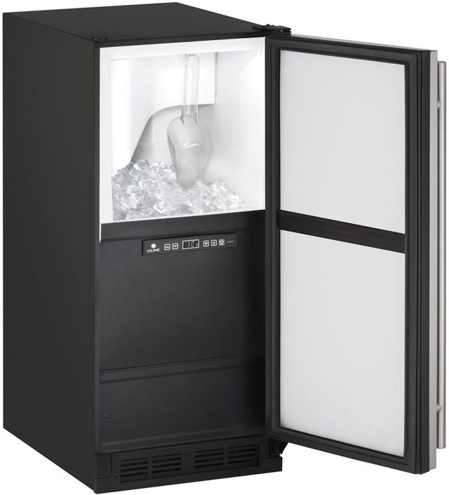 U-Line® 1000 Series 15" Stainless Solid Clear Ice Machine-U-CLR1215S-00B-1
