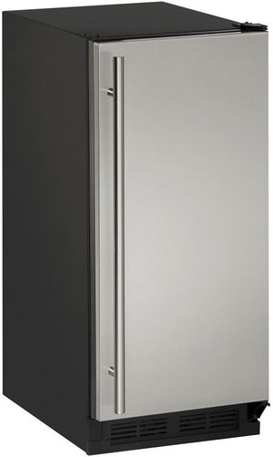 U-Line® 1000 Series 15" Clear Ice Machine-Stainless Solid