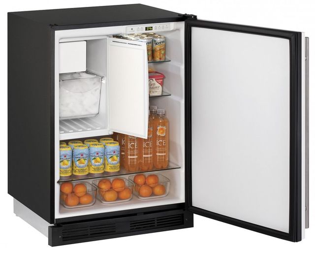U-Line® 1000 Series 4.2 Cu. Ft. White Combo® Compact Refrigerator 1