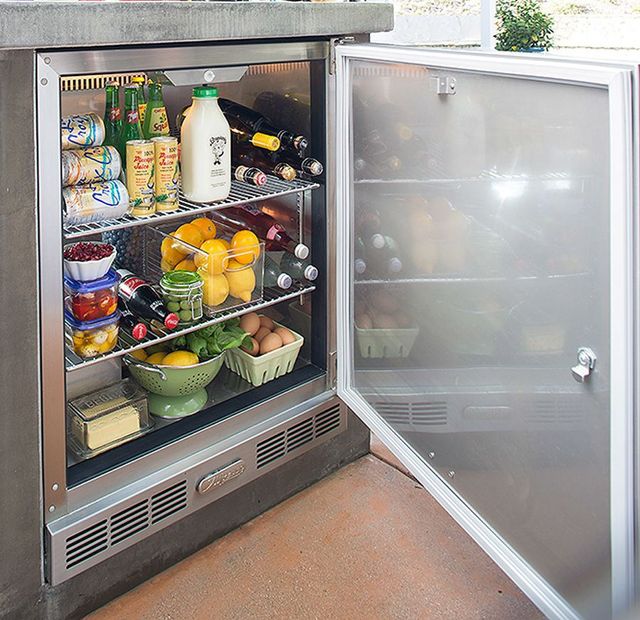 Alfresco™ 7.25 Cu. Ft. Single Door Refrigerator-Stainless Steel 1