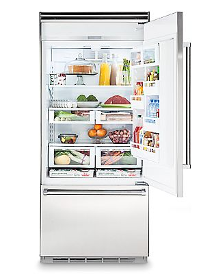 Viking® Professional 5 Series 20.4 Cu. Ft. Stainless Steel Built-In Bottom Freezer Refrigerator-1