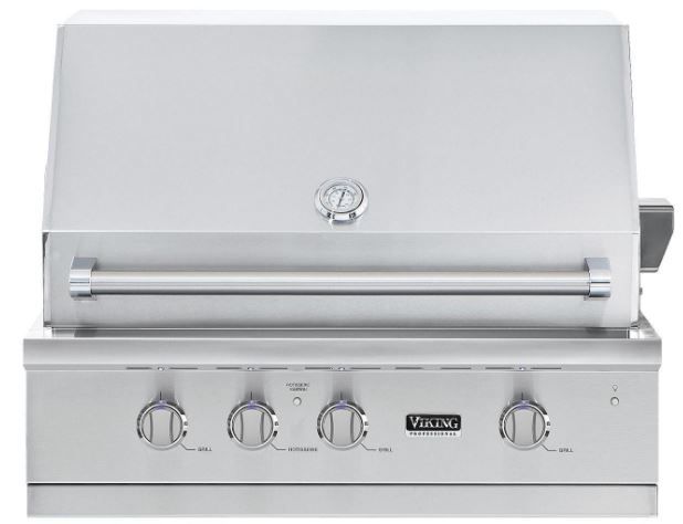 Viking® 5 Series Ultra Premium 36" Built In Grill-Stainless Stee6