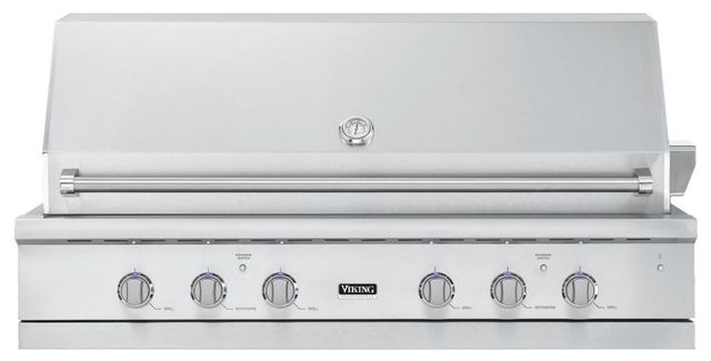 Viking® 5 Series Ultra Premium 54" Built In Grill-Stainless Steel