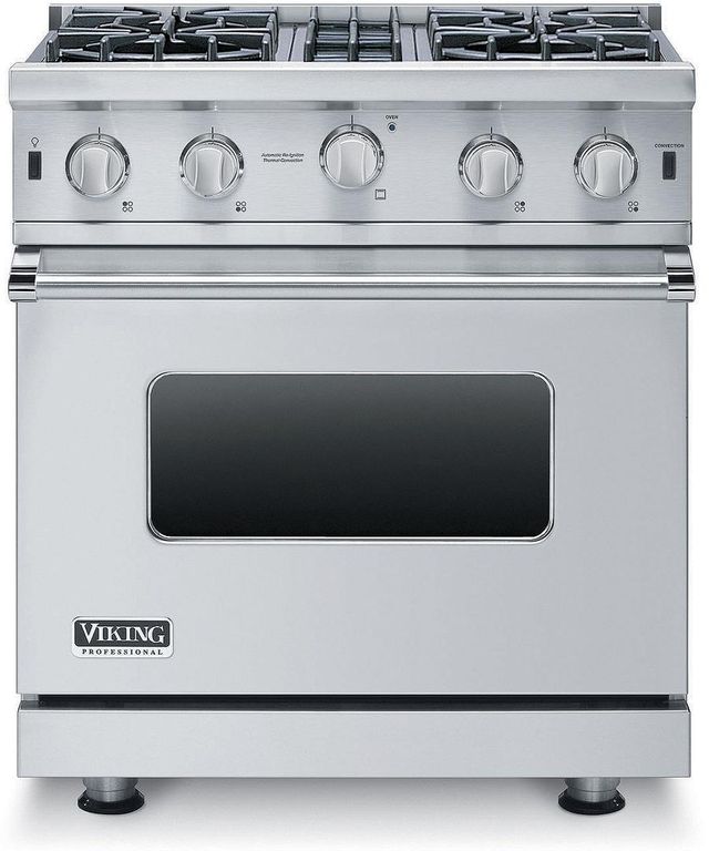 Viking - VGIC53024BSS - 30W./24D. Gas Open Burner Range-4  Burners-Stainless-VGIC53024BSS | Atlantic Appliance