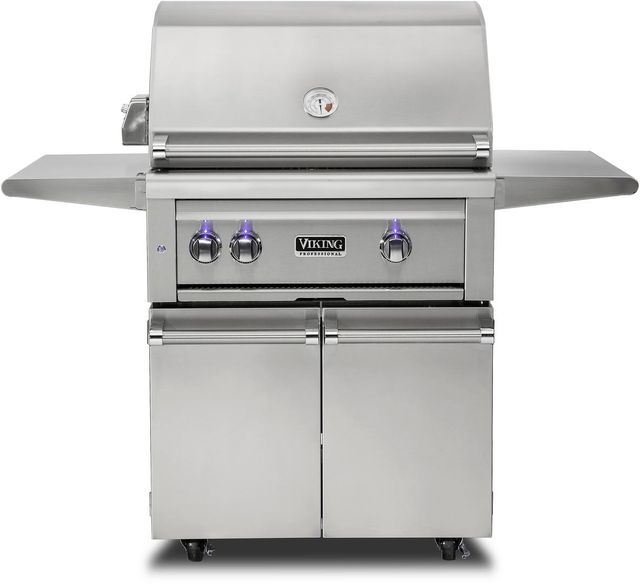 Viking® Professional 5 Series 30" Stainless Steel Freestanding Natural Gas Grill-0