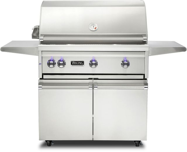 Viking® Professional 5 Series 36" Freestanding Grill-Stainless Steel-0