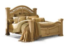 Flexsteel® Cordoba Antiguo Blanco California King Mansion Bed