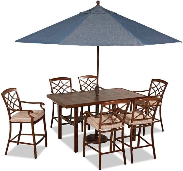 Klaussner® Trisha Yearwood Outdoor High Dining Chair-2