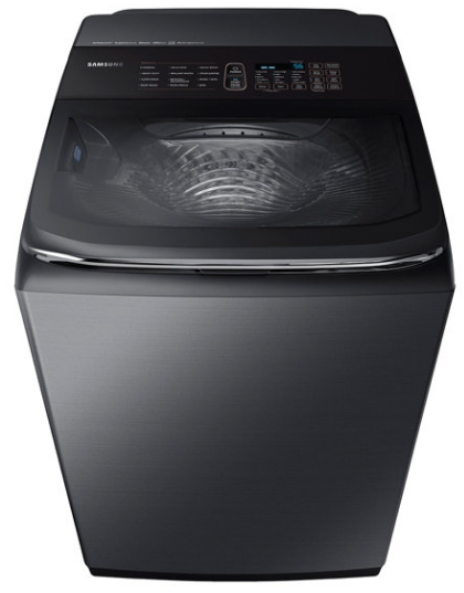 Samsung 5.4 Cu. Ft. Fingerprint Resistant Black Stainless Steel Top Load Washer 3