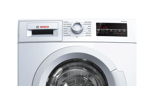 Bosch 300 2.2 Cu. Ft. Series White Compact Front Load Washer-2