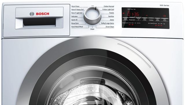 Bosch 500 Series Compact Front Load Washer-White-2
