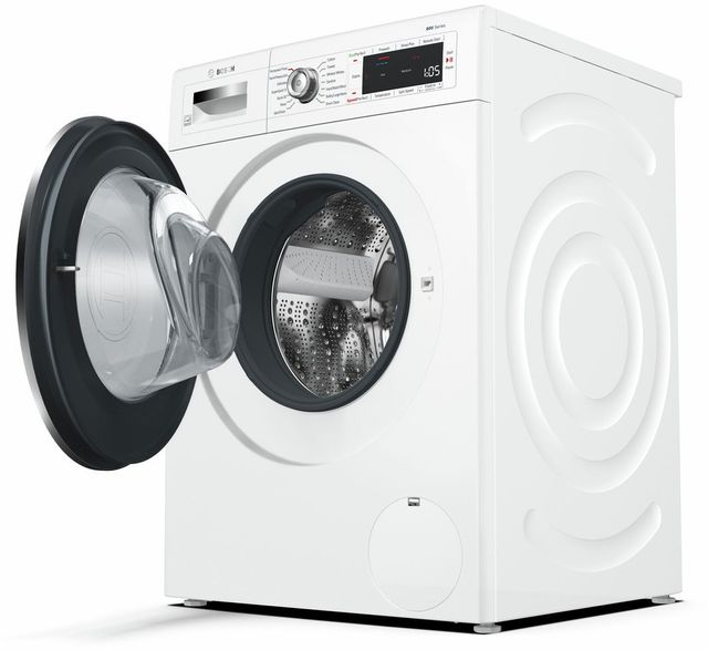 Bosch 800 Series 2.2 Cu. Ft. White Front Load Washer 2